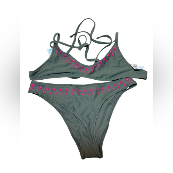 Aerie 2 pc Halter Voop & Cheeky Bottoms - Picture 10 of 11